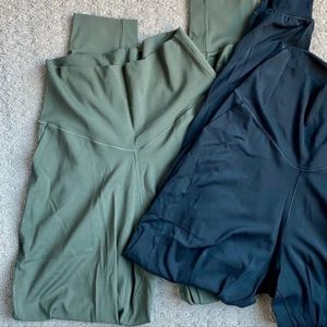 Aerie offline joggers size small olive green